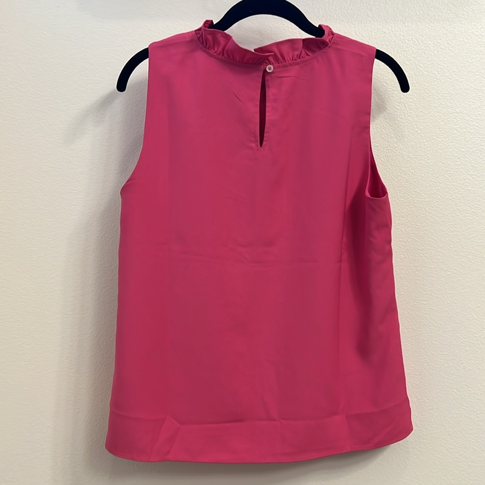 Jcrew Ruffle Neck Tank - Picture 2 of 2